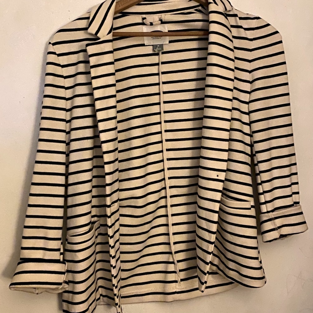 stripe women’s suit